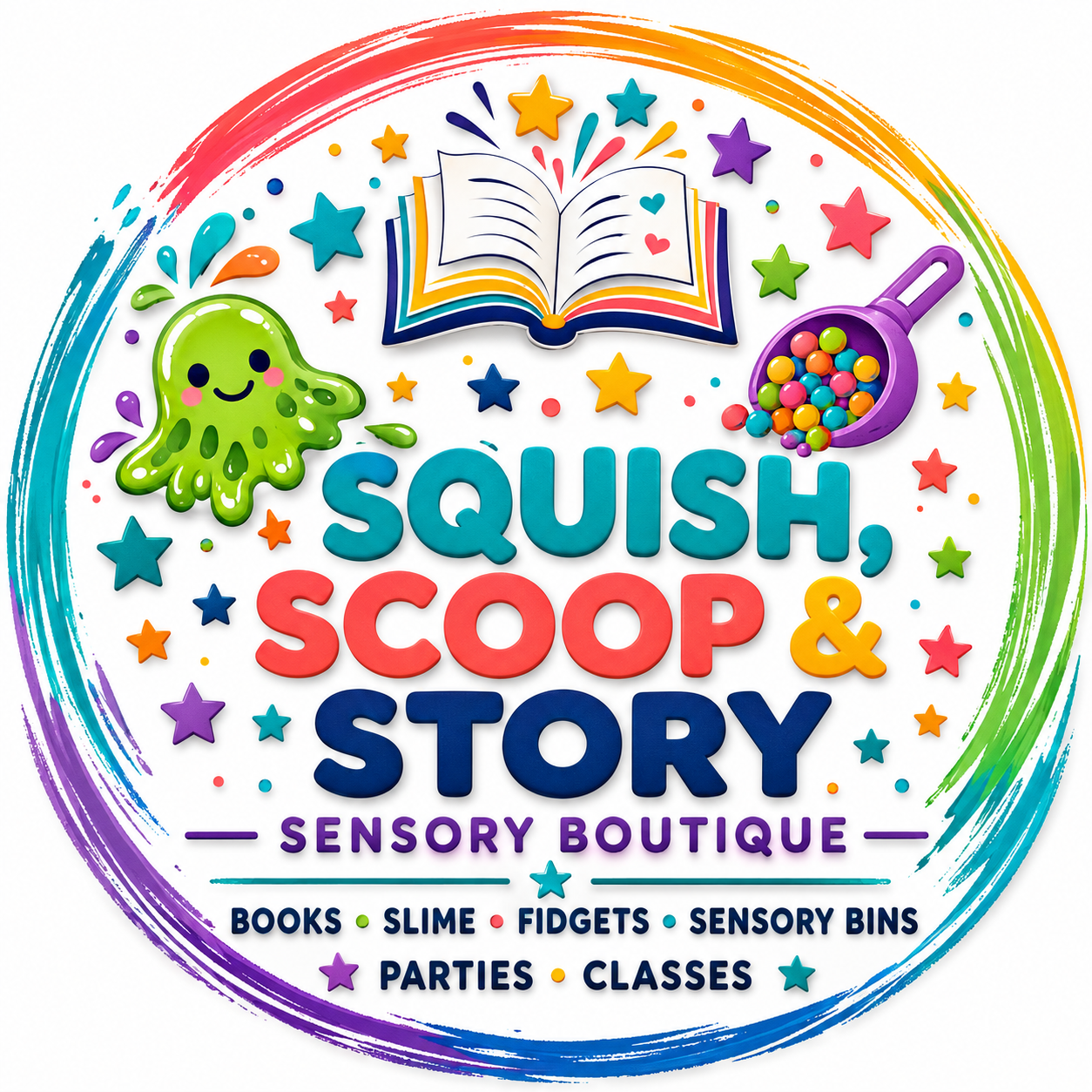 Squish, Scoop & Story